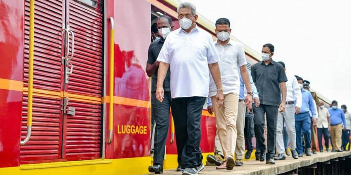 President Gotabaya Rajapaksa Visits Dematagoda Running Shed
