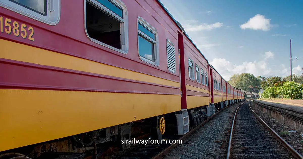 Tantri Refurbished Romanian Coaches Trial Run to Galle