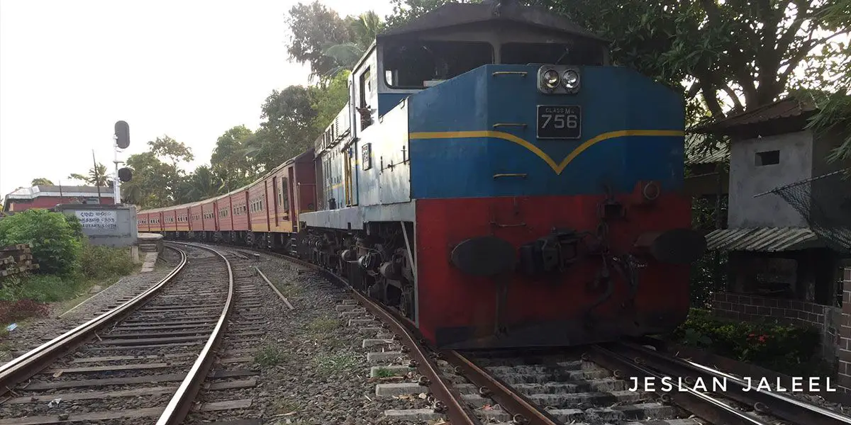 Train No 8365 Derailed at Kalutara South Railway Station