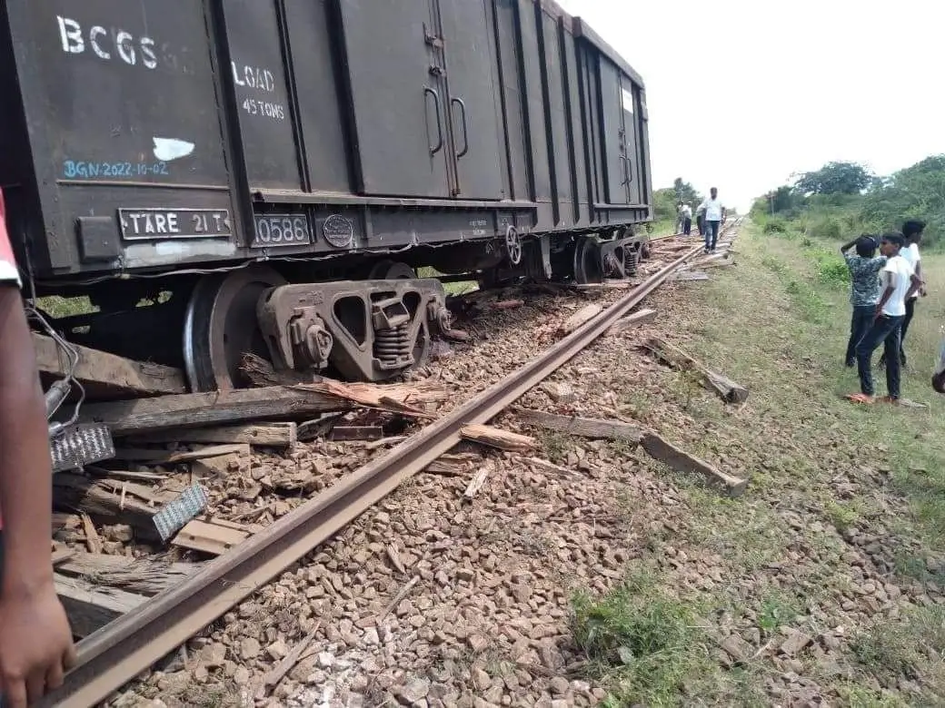 Udaya Devi Connection Train Derailed