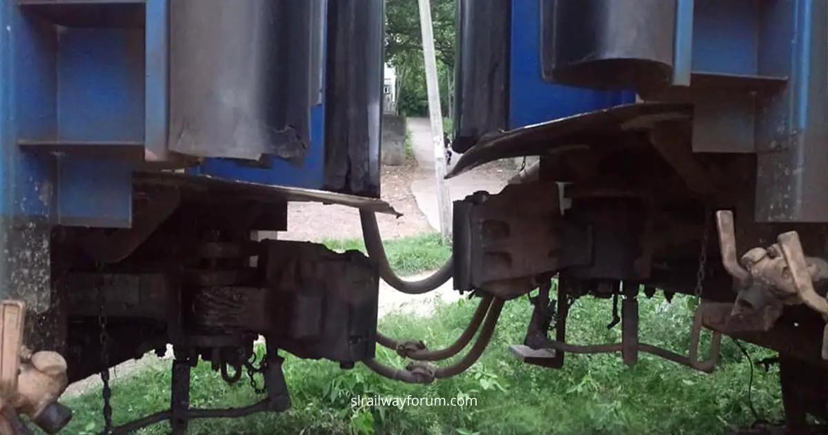 A Powerset Derailed Near Kirulapone Railway Station