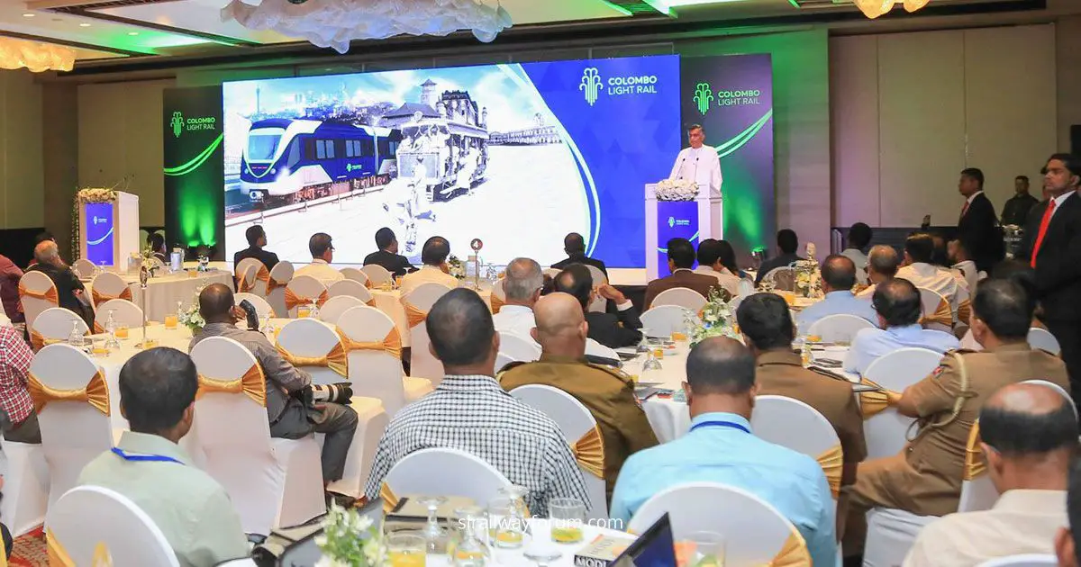 Colombo Light Rail Transit Project Inauguration Ceremony