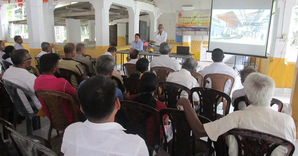 Awareness Program About Light Rail Project Train Yard