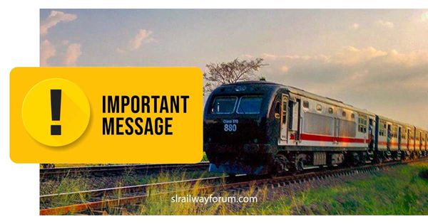 No Train Services During the Upcoming Weekend