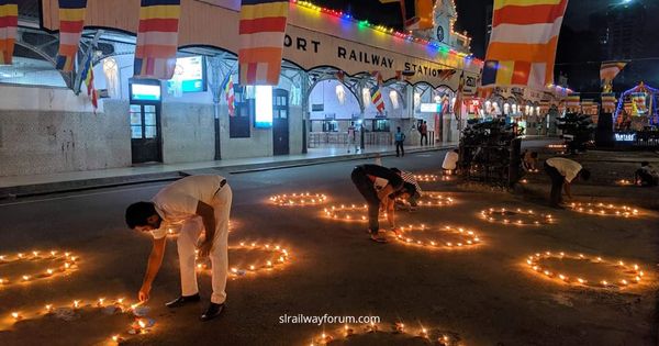 Vesak Celebrations at Railway Stations