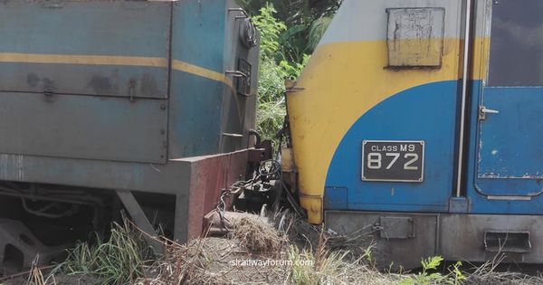 An Oil Train Derailed at Srawasthipura