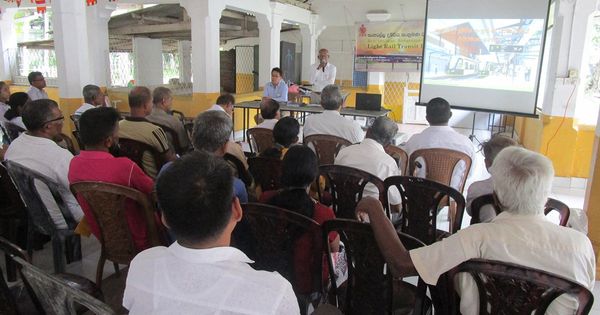 Awareness Program About Light Rail Project Train Yard